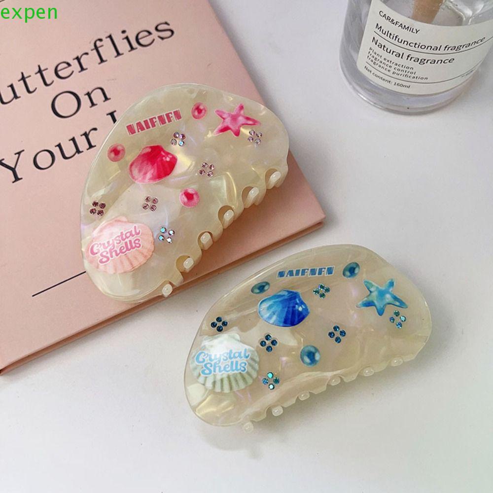 Kẹp Tóc Móng Vuốt Hình Sao Biển / Cá Mập Dễ Thương Phong Cách Hàn Quốc Thời Trang Cho Nữ