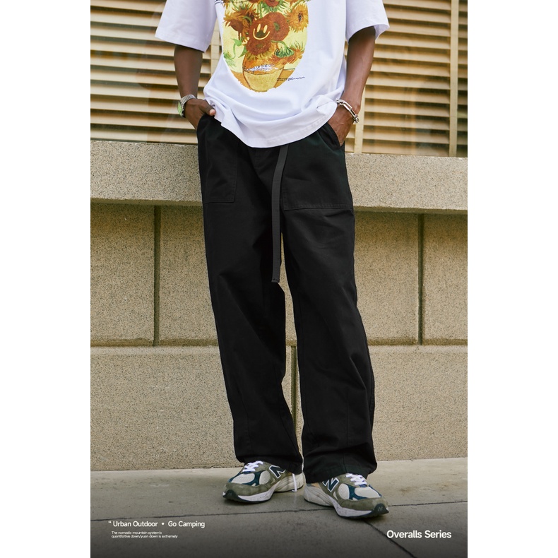 Quần Dài Màu Trơn Phong Cách Đường Phố Thời Trang Mùa Hè