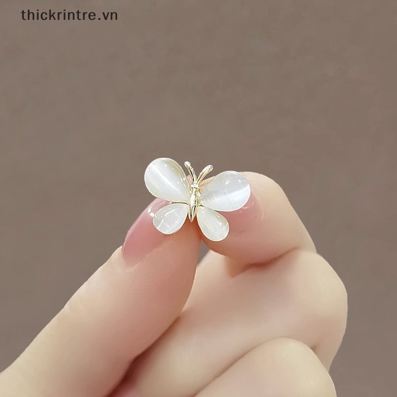 Ghim Cài Áo Hình Bướm Đính Ngọc Trai Nhân Tạo Thời Trang