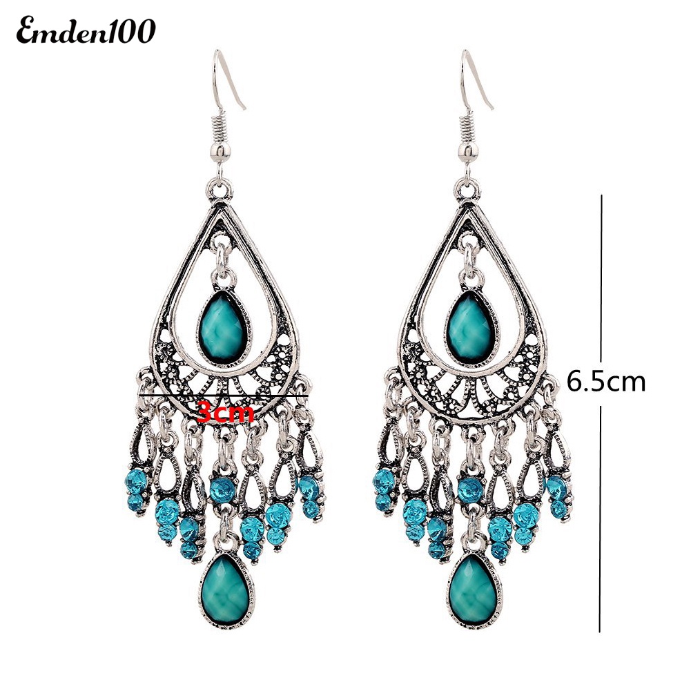 Đôi Bông Tai Dáng Dài Phong Cách Boho Thời Trang Cho Nữ