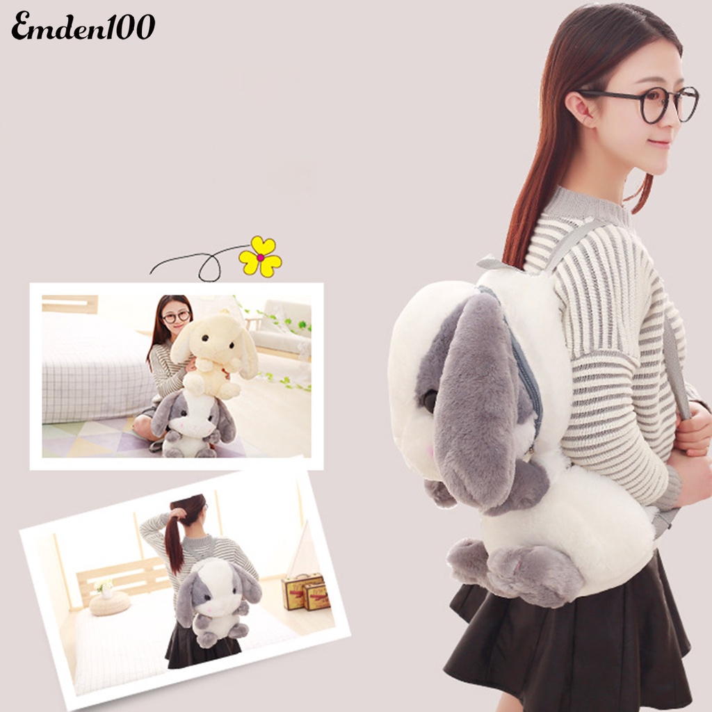 Ba Lô Hình Thỏ Nhồi Bông Dễ Thương 40cm Dành Cho Bé