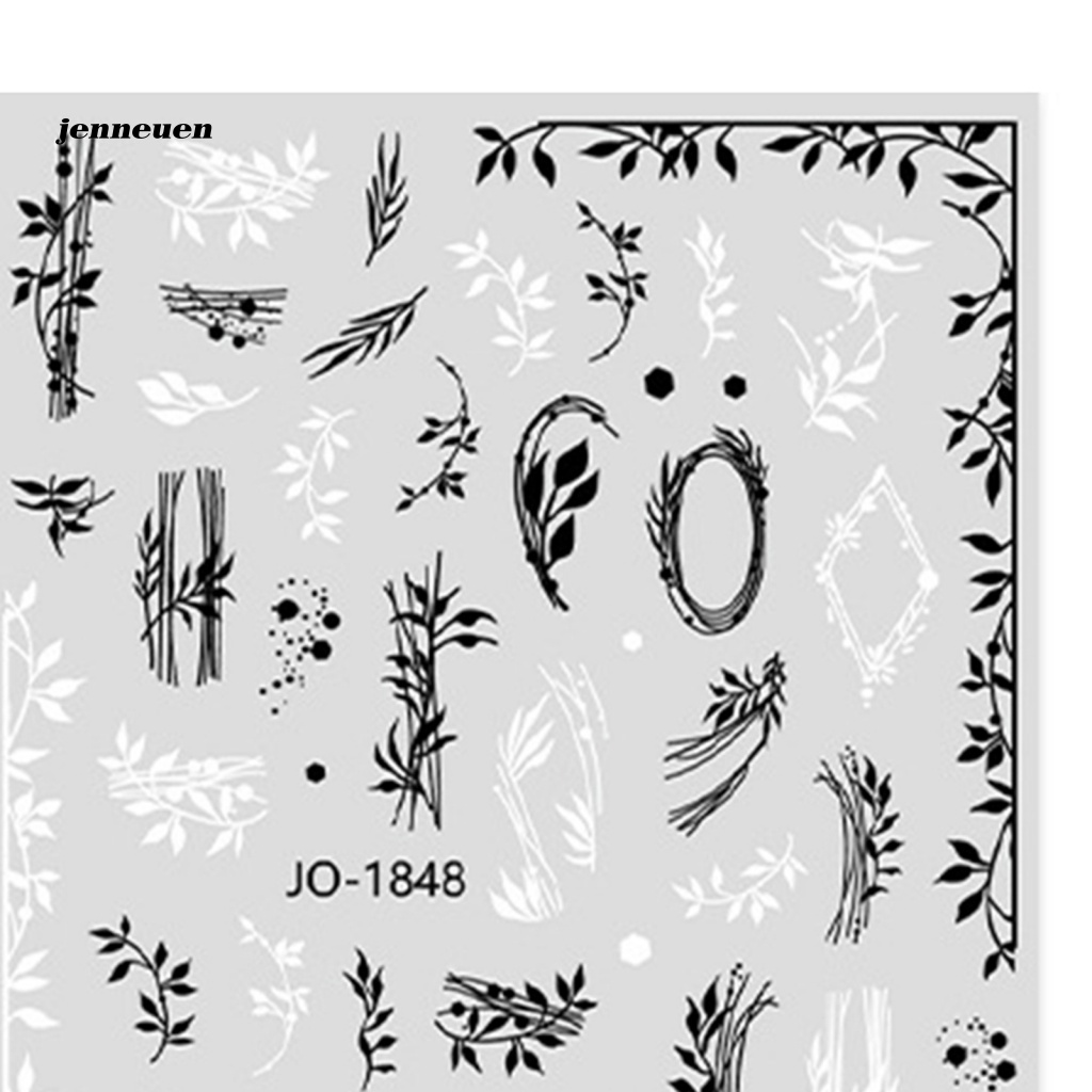 Miếng Dán Trang Trí Móng Tay Hình Dây Leo Siêu Mỏng