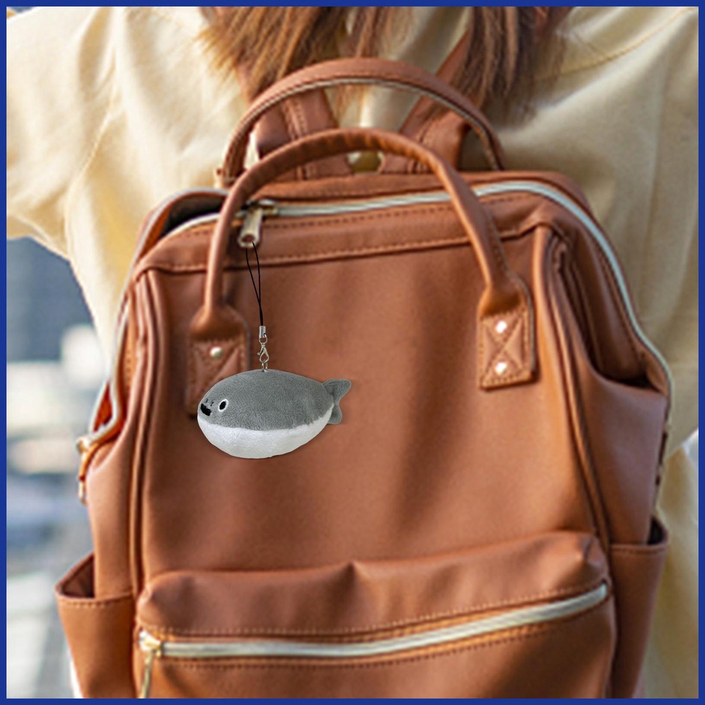 Cá Nhồi Bông Mềm Mại Có Âm Thanh Sacabambaspis Gắn Móc Khóa Giúp Thư Giãn Dễ Thương