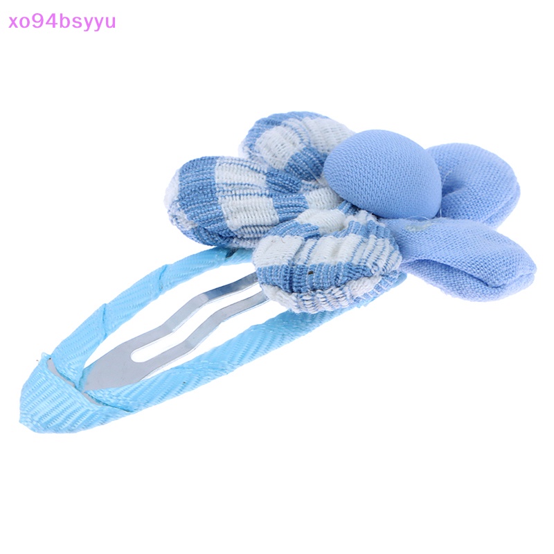 1 Cặp Kẹp Tóc Xo94Bsyu Họa Tiết Hoa Đơn Giản Đáng Yêu Cho Bé Gái