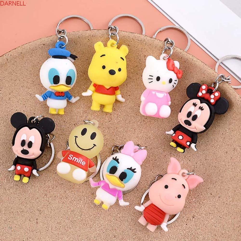 Móc Khóa Bằng PVC Hình Mickey / Minnie / Vịt Donald Dễ Thương Cho Bé