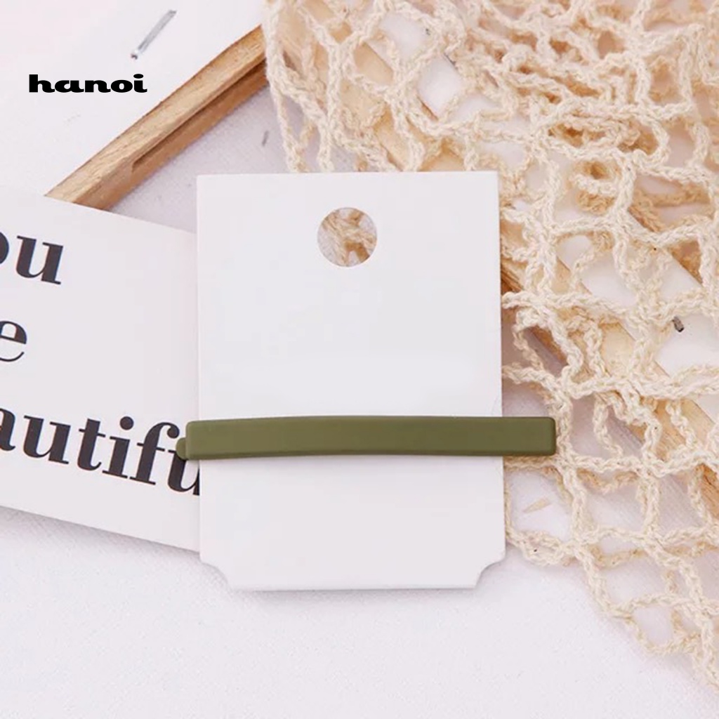 Set 10 Kẹp Tóc Co Giãn Cố Định Tóc Chống Trượt Chống Nứt Dành Cho Nữ