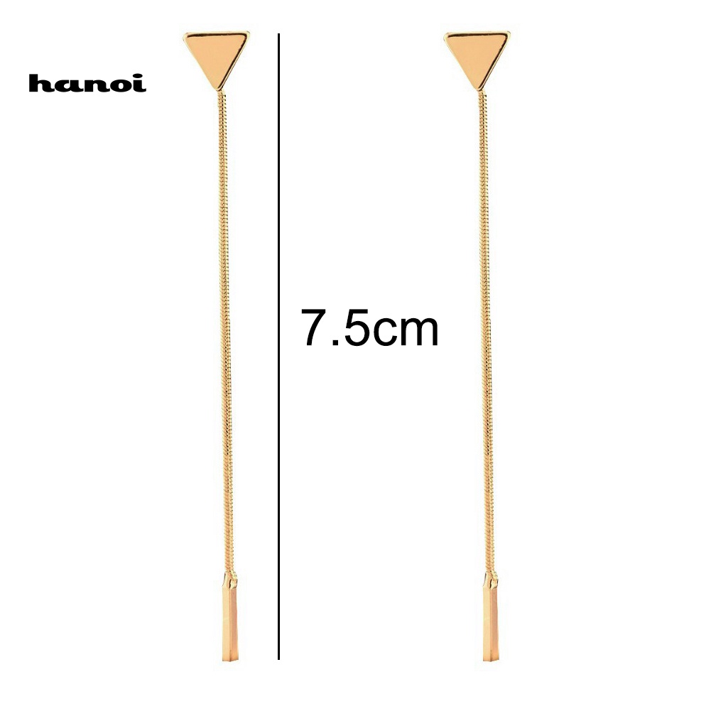 Đôi Khuyên Tai Dài Gắn Núm Tua Thời Trang Cho Nữ