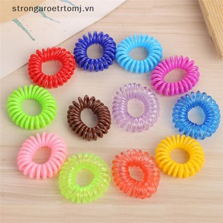 Set 10 Dây Cột Tóc Dạng Xoắn Lò Xo Cá Tính