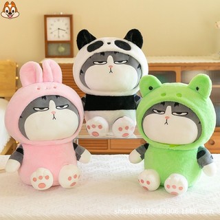 Gấu bông mèo hoàng thượng cosplay 3 màu - mèo bông cao cấp gấu bông city jp4