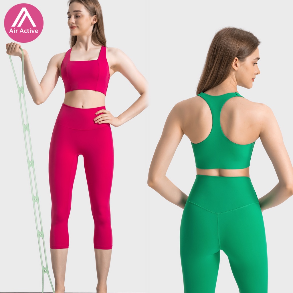 AirActive Set đồ thể thao nữ Set Đồ TậP GồM Bra + QuầN Lưng Cao + TậP Thể Thao Cho Nữ