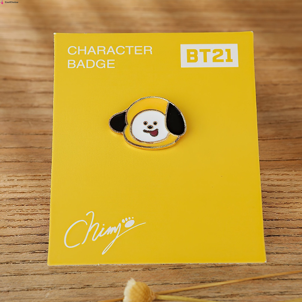 Trâm Cài Áo Màu Sắc Tươi Sáng Phong Cách Nhóm Nhạc BTS BT21