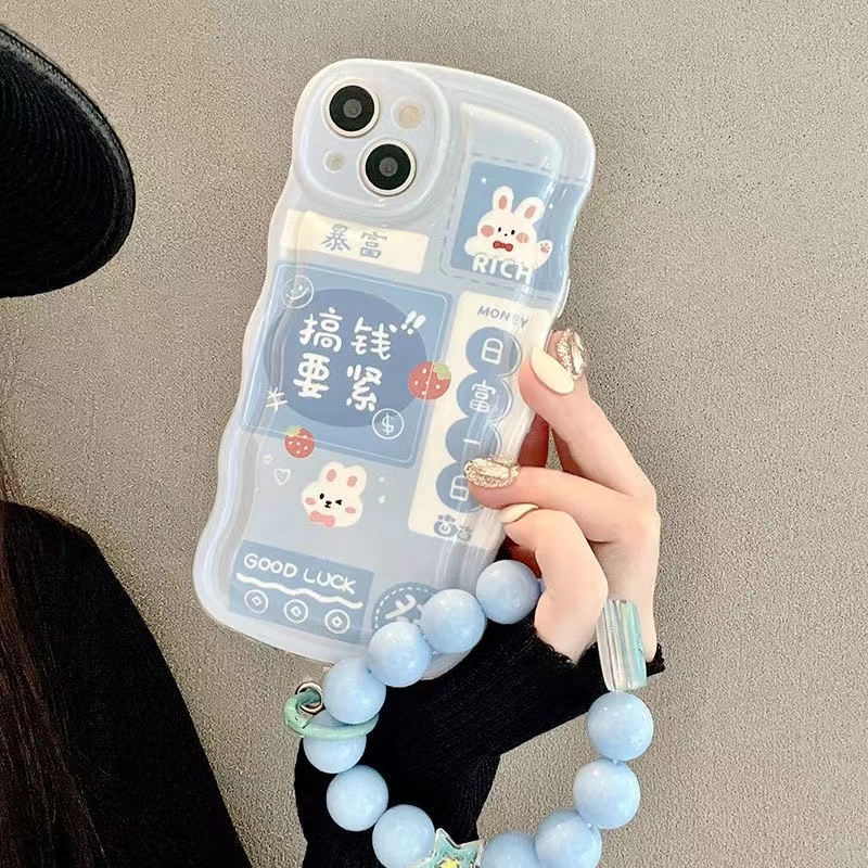 Ốp lưng Realme C53 Nfc C55 Nfc C30s C30 C35 C33 C31 C25 C25s C25Y C21Y C21 C20 C17 C15 C12 C11 C3 C2 C1 Narzo 50A Prime 50i 20 30A 10 9 7i 8 Pro 6 5 Pro 5i 5s 3 Pro Cartoon Letter Rabbit Bear Wristband Soft Phone Case