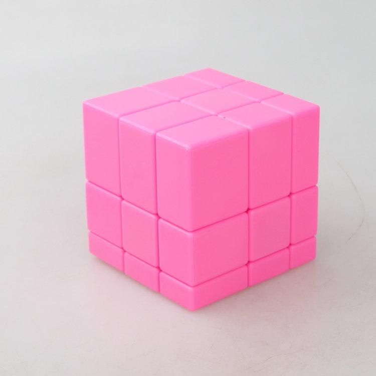 Khối Rubik 3 X3 3x3 Mặt Gương Màu Hồng