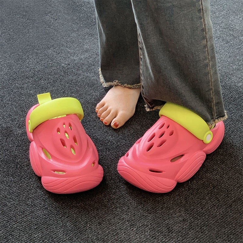 Hàng Mới Về Dép Sandal Thể Thao Đế Dày Đục Lỗ Thoải Mái Màu Sắc Thời Trang Xuân Hè Cho Cặp Đôi