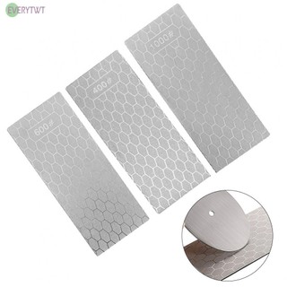 ⭐24H SHIPING ⭐Sharpener Sharpener Plate Stone Kit Set 3PCS Diamond 400/600/1000 Grit