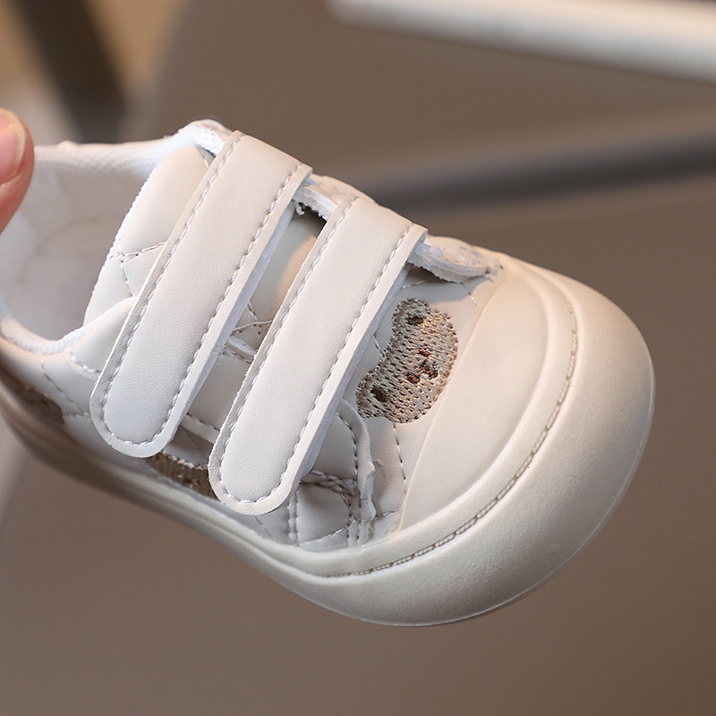 Giày Thể Thao Đế Mềm Siêu Nhẹ Thoáng Khí Phong Cách Hàn Quốc Cổ Điển Thời Trang Cho Bé Trai Và Gái