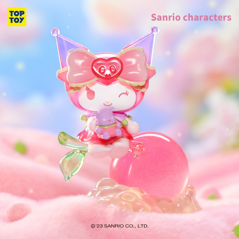 ★Đồ Chơi HGTOYS HGTOYS★   Búp Bê Hình Quả Đào sanrio Vital Series Quả Đào Trang Trí Hợp Thời Trang Làm Quà Tặng