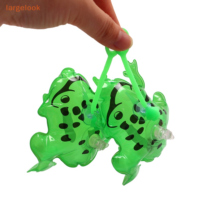 Đồ Chơi Bơm Hơi Bằng PVC Hình Chú Ếch Phát Sáng Trong Đêm Cho Bé
