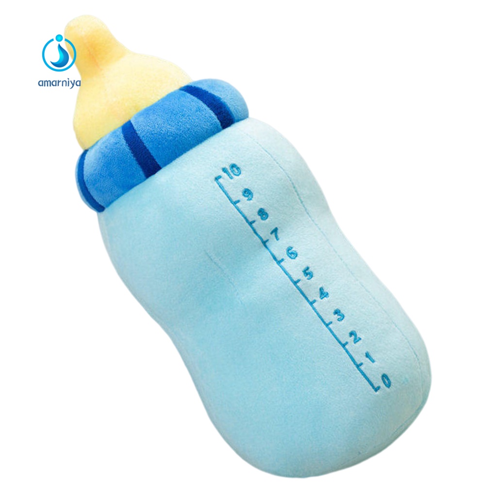 Gối Ôm Nhồi Bông Mềm Mại Hình Bình Sữa Hoạt Hình Đáng Yêu