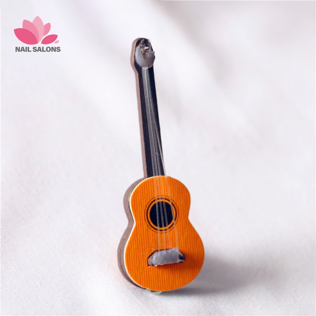 Đàn Guitar Mini Kết Cấu Cao Cấp Dùng Trang Trí Nhà Búp Bê