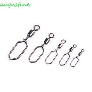 Augustine hook snap pin độ bền cao 20 cái chống ăn mòn thùng xoay lure hook rolling swivel link interlock snap