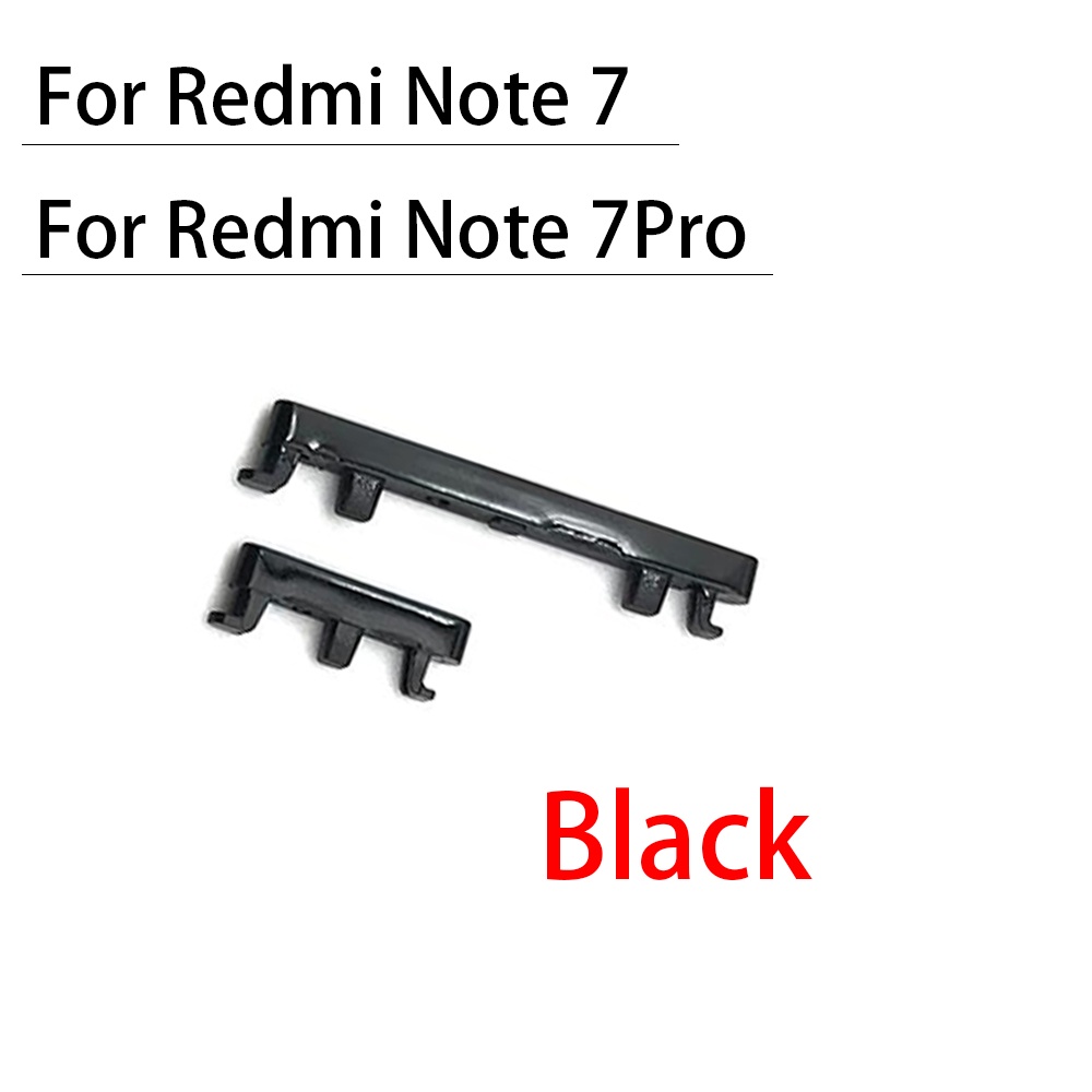 Nút nguồn âm lượng thay thế mới phím bên cho xiaomi redmi note 7/7 pro note 8 note 9 pro 9s phím nút bên âm lượng nguồn