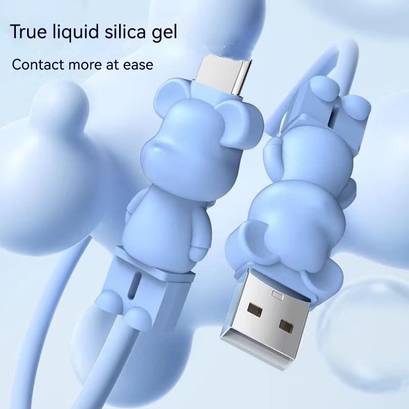 Dây Cáp Sạc Dữ Liệu Nhanh Bằng Silicon Cho iPhone huawei