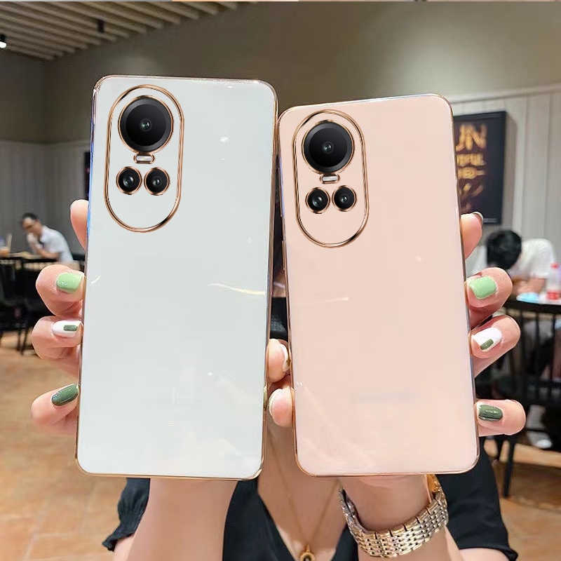 Ốp lưng OPPO Reno 10 5G Ốp Điện Thoại Viền Thẳng Cho OPPO Reno 10 Pro 5G / Reno 8T 5G / Reno 8Z 5G / Reno 7Z 5G / Reno 8 / Reno 7 / Reno 10 5G ZB