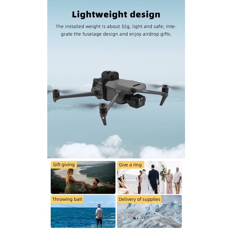 Phụ Kiện Nạp Khí Thải 750g Cho DJI Mavic 3 / Mini 3 Pro / MINI3 / Mavic Air 2 / Air 2S / FIMI X8SE