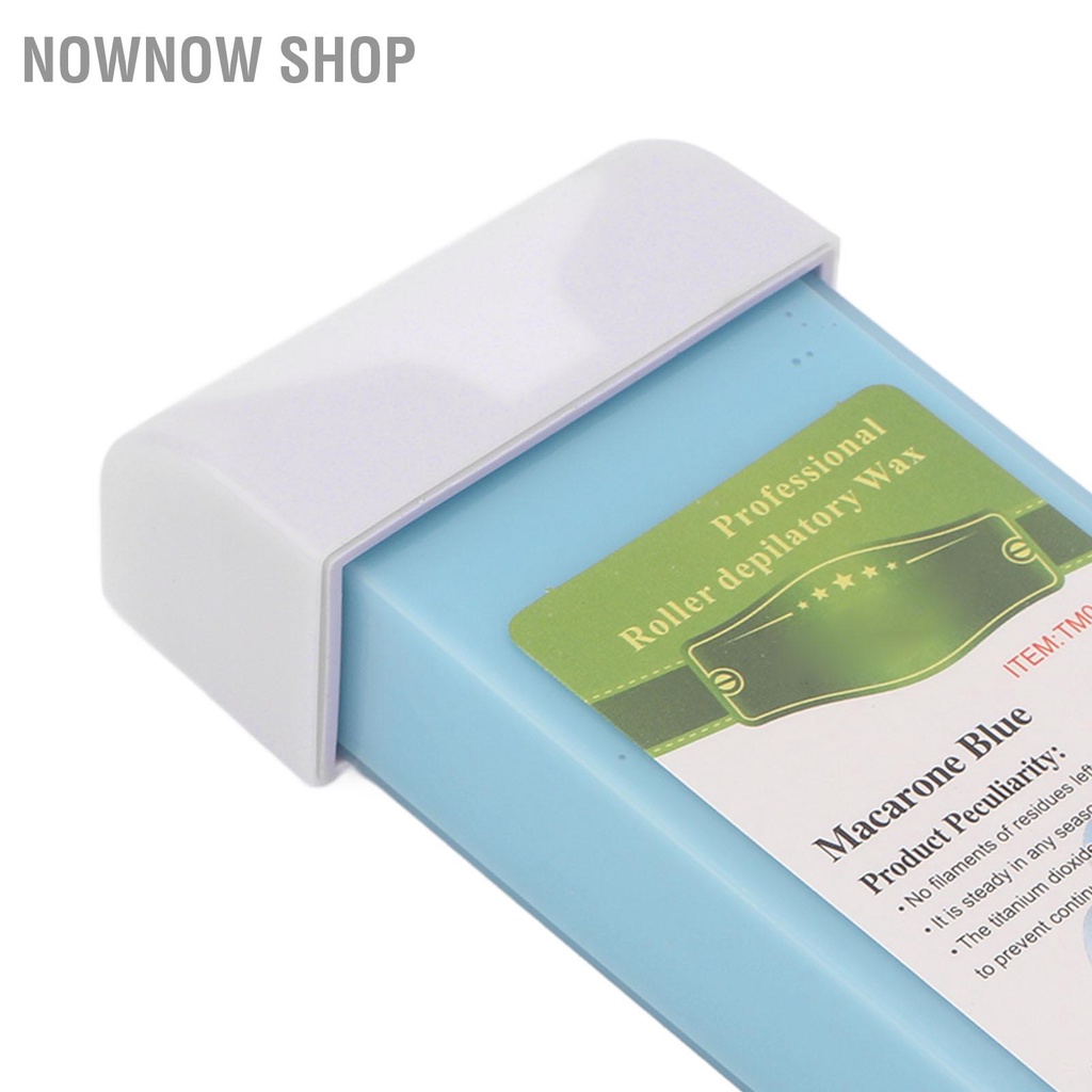 NOWNOW SHOP Rụng Lông Con Lăn Sáp Đổ Tại Nhà Salon Tóc Cuộn Trên Hộp Cho Nách Chân 3.5 Oz