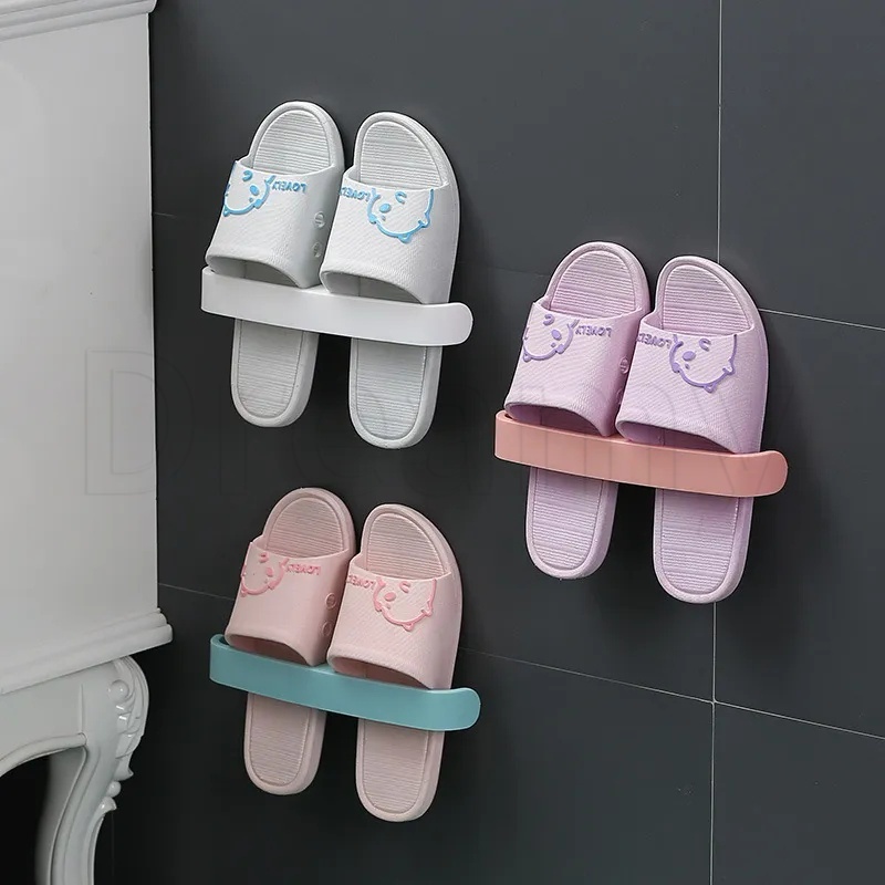 Móc Treo Dép / Dép Gắn Tường Tiết Kiệm Không Gian Nhanh Khô Chống Thấm Nước
