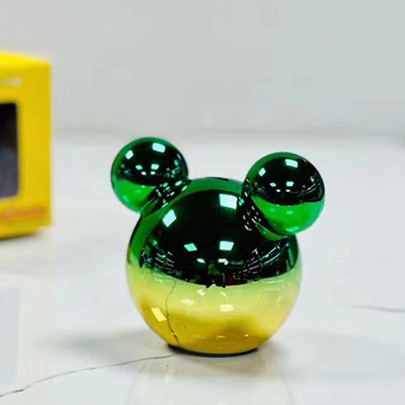 Mới Mini Gradient Gấu Bạo Lực Loa Bluetooth Hoạt Hình Sáng Tạo Món Quà Trang Trí Nhỏ Dễ Thương