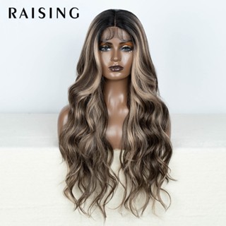  Bộ Tóc Giả Sợi Tổng Hợp Màu Đen   Nâu ombre 28 inch Dành Cho Nữ 