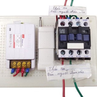 Bảng điều khiển từ xa 220v 18A 1000m và 220v 32A 1000m dùng điều khiển từ xa máy bơm nước máy rửa xe công suất lớn từ xa