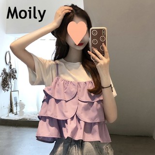 FANLEZI áo phông thun áo Thời trang hàn quốc A99J02F