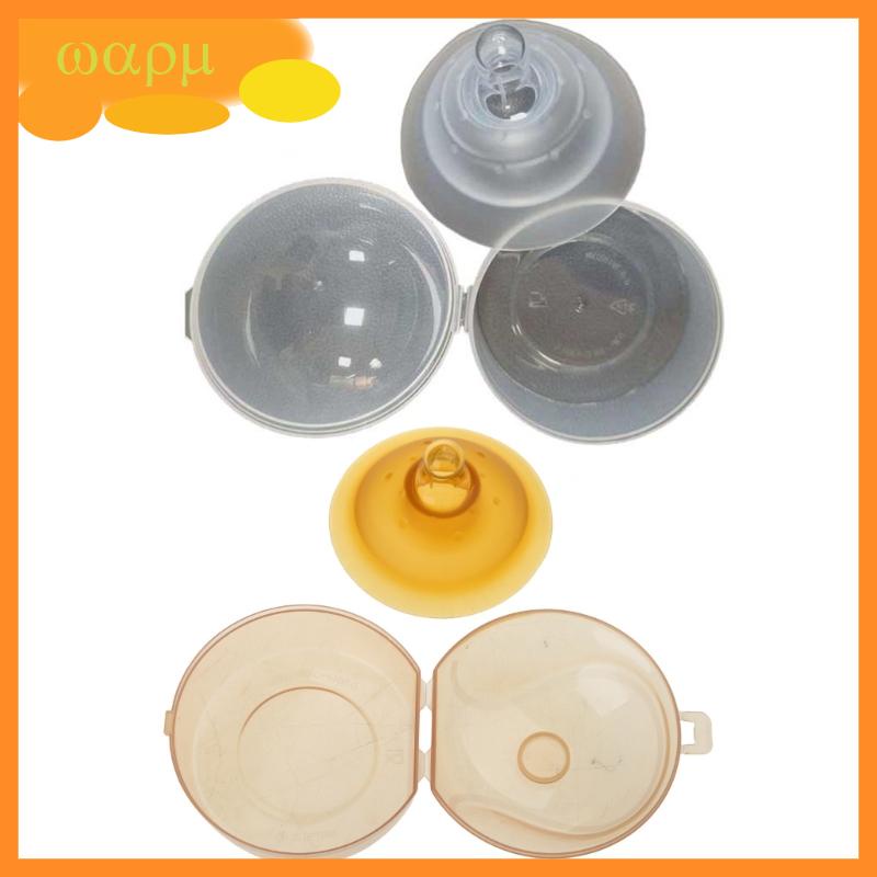 Vỏ Bọc Bảo Vệ Núm Ti Giả Hai Lớp Bằng Silicon Tiện Dụng Cho Mẹ Bỉm Sữa