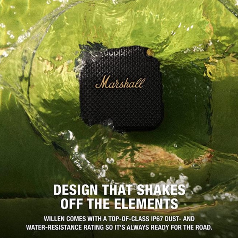 Loa mini marshall willen loa bluetooth không dây loa ngoài trời di động không thấm nước chất lượng âm thanh cao