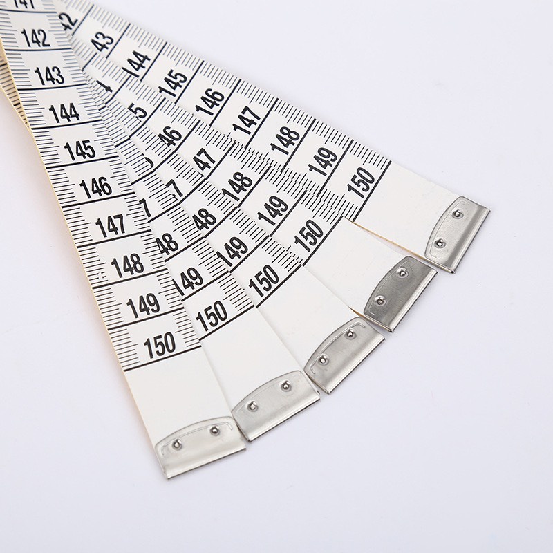 Thước Dây Đức 2 MÀU VÀNG, TRẮNG 2 mặt INCH và CM dài 150cm dùng đo cắt may