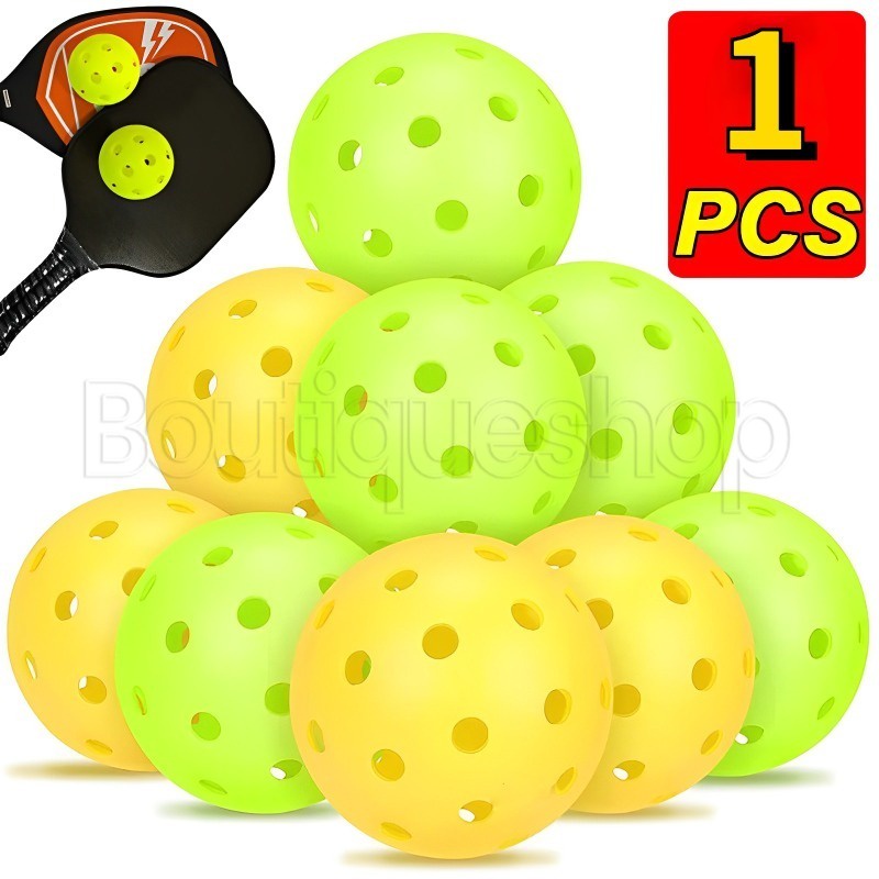 40 lỗ 74mm trò chơi chuyên nghiệp đào tạo pickle ball / nhiều màu pickleballs / giải đấu bền pickleball ball / sân thi đấu ngoài trời bóng