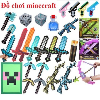 Đồ chơi mô hình Minecraft - Kiếm Xốp minecraft hoặc mini figure minecraft