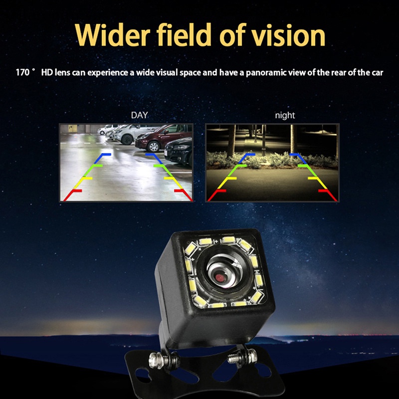 100 m° Góc rộng ô tô camera phía sau bộ hỗ trợ đỗ xe hd lens fisheye vn