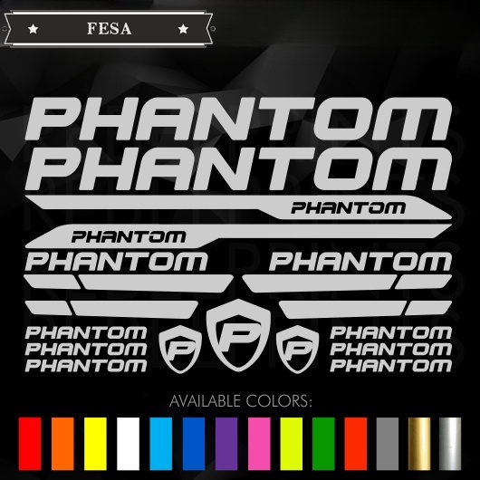 Phantom bike frame vinyl sticker decal cho xe đạp leo núi và xe đạp đường bộ và fixie