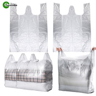 Túi đóng gói di chuyển dày dung tích lớn / túi lưu trữ tay cực lớn / hộp đựng túi chống bụi bền / túi đựng quần áo quilt hành lý túi nhựa đa năng