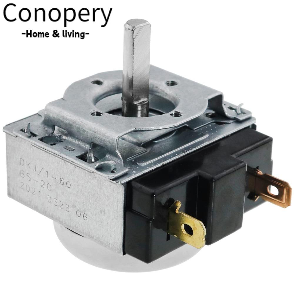 Phụ kiện công tắc hẹn giờ ac CONOPERY 125v (15a) 250v bằng kim loại bạc 60 phút cho lò nướng điện tử