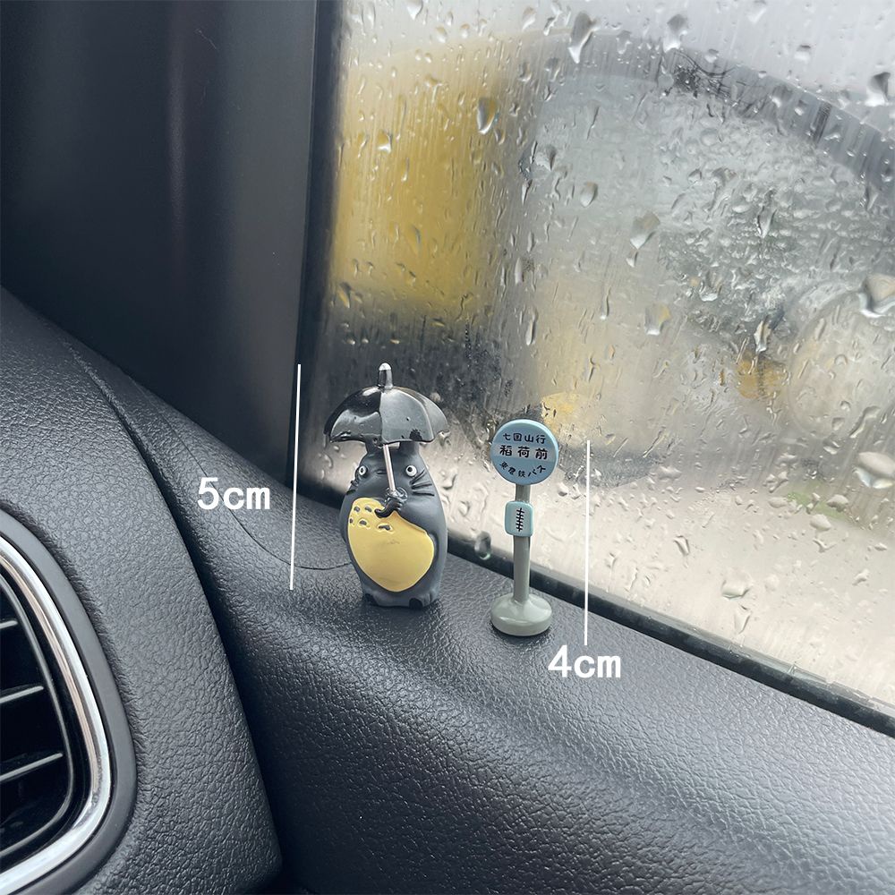 Hayao miyazaki totoro trung tâm trang trí ô tô bảng điều khiển nội thất ô tô đồ trang trí nội thất sáng tạo dễ thương