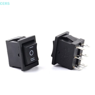 Ce kcd2 mini black 6pin on / off / on rocker switch boat rocker switch third gear rs