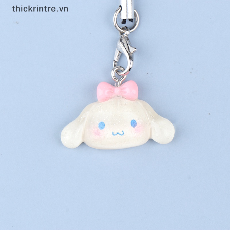 Thi kawaii kuromi dây buộc my melody cinnamoroll sinh viên vẻ đẹp vỏ điện thoại ba lô búp bê mặt dây chuyền charm toy girls quà tặng vn
