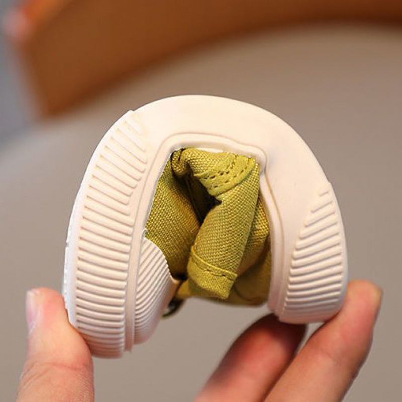 Giày Vải Canvas Đế Mềm Hai Lớp Thời Trang Mùa Thu Cho Bé Mẫu Giáo