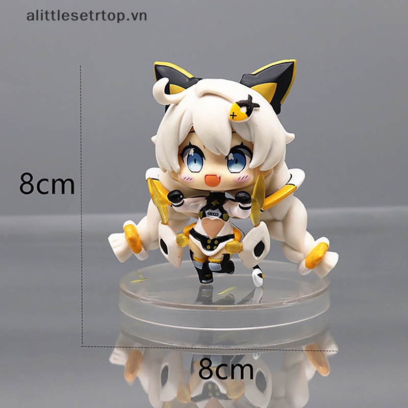 Alittlesetrtop 8 cm honkai impact 3 kiana kaslana nekoneko anime hình pvc tượng nhỏ mô hình búp bê bộ sưu tập đồ chơi trang trí quà tặng.