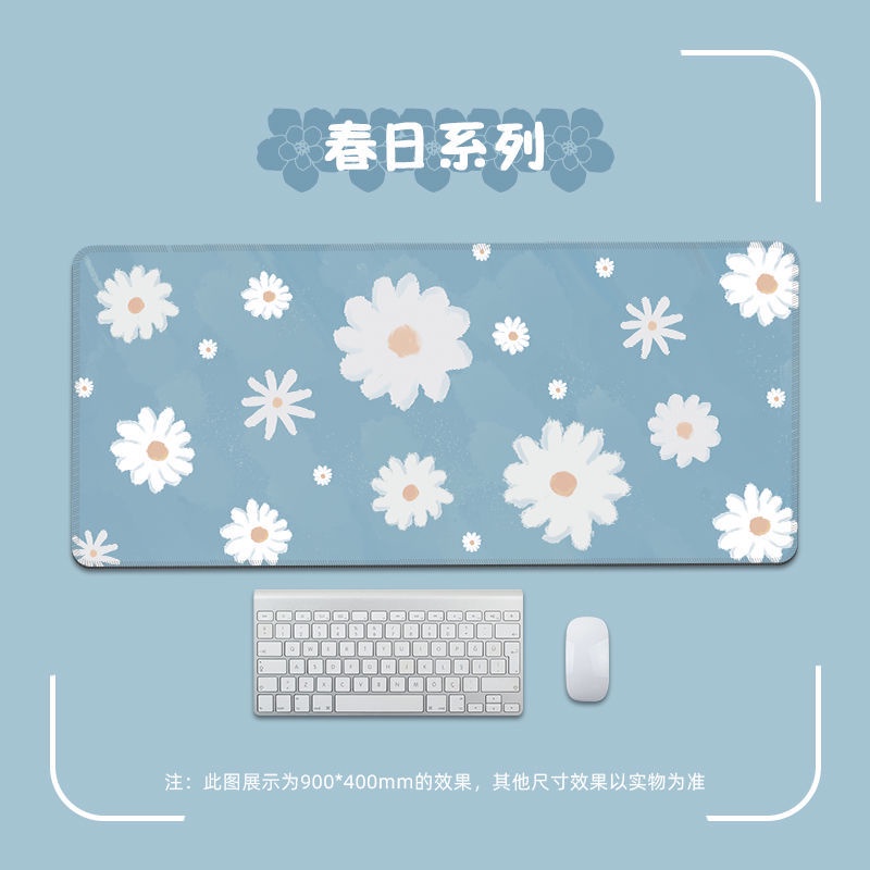 Tấm Lót Chuột Và Bàn Phím Hình Hoa Tulip Dễ Thương